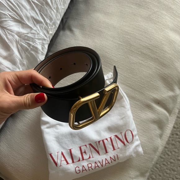 Valentino reversible belt black and beige - Picture 4 of 7